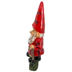 Garden Gnome With Spade Outdoor Garden Ornament -Garden Central Sales Store GB027S 2