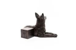Antique Bronze Coloured German Shepherd Potty Feet - Plant Pot Feet -Garden Central Sales Store GERMAN20SHEPHERD20 20220 20PF0067