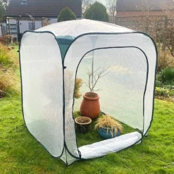 Pop-Up Poly Greenhouse Plant Cover – 1.25x1.25x1.35m H -Garden Central Sales Store GPP125 04201000x100020833kb