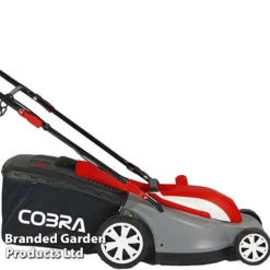 Cobra Electric 38cm Mulching Mower With Rear Roller -Garden Central Sales Store GTRM 38 Side cropped 1