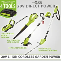 Garden Gear 20V Cordless Lithium-ion Grass Trimmer -Garden Central Sales Store Garden Gear product group battery diagram3