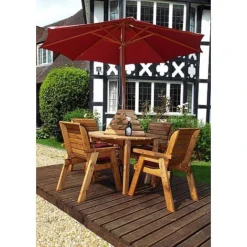 4 Seater Round Table Set -Garden Central Sales Store HB0920Spray Tray2