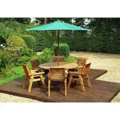 6 Seater Round Table Set -Garden Central Sales Store HB10G20Pic6
