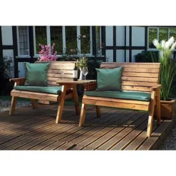 Twin Bench Set Straight -Garden Central Sales Store HB115BG