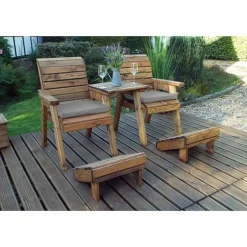 Deluxe Lounger Set Straight -Garden Central Sales Store HB118GR