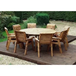 8 Seater Round Table Set -Garden Central Sales Store HB11B20Pic5