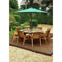 8 Seater Round Table Set -Garden Central Sales Store HB11G20Pic8