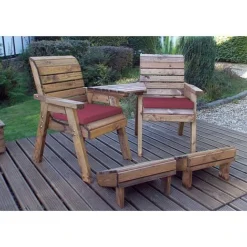 Deluxe Lounger Set Angled -Garden Central Sales Store HB122B