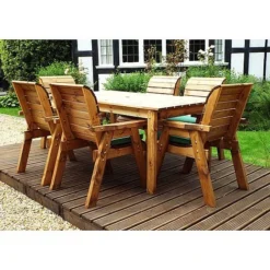 6 Seater Rectangular Table Set -Garden Central Sales Store HB15G20Pic5