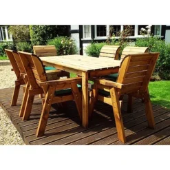 6 Seater Rectangular Table Set -Garden Central Sales Store HB15G20Pic7