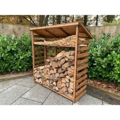 Wooden Log Store Large 5 X 2ft