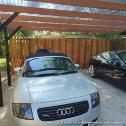 Cerland Jean Double Wooden Carport 6 X 5m -Garden Central Sales Store IMG 20230609 100241