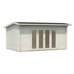 Ines 2 3m X 4.8m Summerhouse -Garden Central Sales Store Ines20220white1