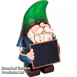 Metal Gnome With Chalk Board -Garden Central Sales Store KC6241 3