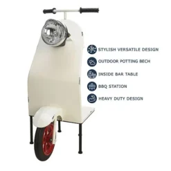 Idooka Small Scooter End Tables Garden Decoration -Garden Central Sales Store Key20Features201