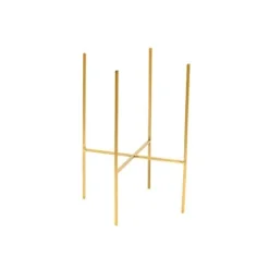 Luso Plant Stand In Gold H38Cm D27Cm