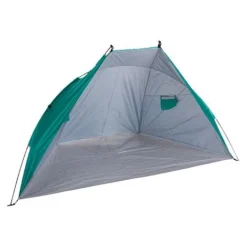 Idooka Outdoors Beach Tent Shelter With Inner Pockets Carrying Pouch UPF 50+ Blue/Green -Garden Central Sales Store Main41