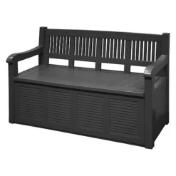 Idooka Black Storage Bench -Garden Central Sales Store Main42