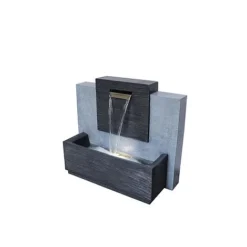 Large Outdoor Contemporary Water Feature Cement H71Cm W80CM
