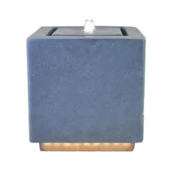 Outdoor Elite LED Cube Waterfeature Cement H40Cm W39Cm