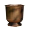 Outdoor Hampton Copper Metal Urn H40Cm W31.5Cm