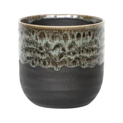 Olivine Reactive Glaze Planter H21Cm D21Cm