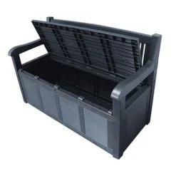 Idooka Black Storage Bench -Garden Central Sales Store Open2