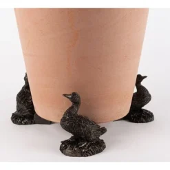 Antique Bronze Coloured Aylesbury Duck Potty Feet - Plant Pot Feet -Garden Central Sales Store PF0077 5 new
