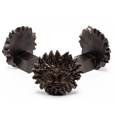 Antique Bronze Coloured Green Man Potty Feet - Plant Pot Feet 4 Antique Bronze Coloured Green Man Potty Feet - Plant Pot Feet - Image 4