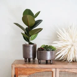 Pisa Reactive Glaze Bowl Mocha H14CM D19CM -Garden Central Sales Store PRGBM19 2