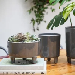 Pisa Slate Bowl H14Cm D19Cm -Garden Central Sales Store PSB19 3