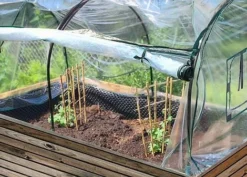 Idooka Polytunnel And Pop Up Greenhouse Cold Frame - Hoops Grow Tunnel -Garden Central Sales Store Planter