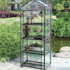 Idooka Pop-Up Plastic Greenhouses -Garden Central Sales Store Pond