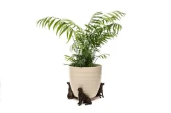 Antique Bronze Coloured Retriever Potty Feet - Plant Pot Feet -Garden Central Sales Store RETIRVER20 20WHITE20POT20 20PF0042A
