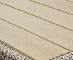 Rowlinson Albany Rattan Garden Sofa Dining Set 7 Seat Oatmeal -Garden Central Sales Store Rowlinson20Table20Top20 20Copy