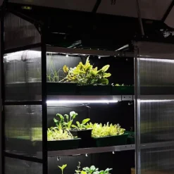 Sprout S24 - Climate Controlled Mini Greenhouse -Garden Central Sales Store S24lightshelves