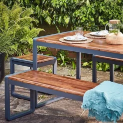 Spitalfields Acacia Wood 5 Piece Furniture Set -Garden Central Sales Store SFS180 3 copy