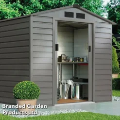 Waltons Apex Metal Shed 7 X 4.2FT -Garden Central Sales Store SHED APEXGREYA S47802