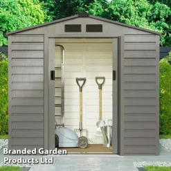 Waltons Apex Metal Shed 7 X 4.2FT -Garden Central Sales Store SHED APEXGREYA S47803