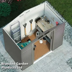 Waltons Apex Metal Shed 7 X 4.2FT -Garden Central Sales Store SHED APEXGREYA S47805