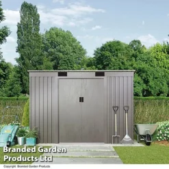Waltons Pent Metal Shed 6.6 X 3.9ft -Garden Central Sales Store SHED PENTGREYA B48421