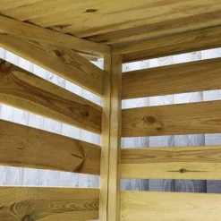 Pressure Treated 6' X 3' Log Store -Garden Central Sales Store SI 001 001 0104 Double Log Store 007