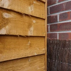 4 X 3 Waltons Overlap Apex Wooden Garden Shed -Garden Central Sales Store SI 001 001 0146201220Corner20Cladding