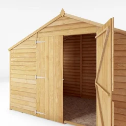 Waltons 5' X 10' Outdoor Wooden Overlap Apex Roof Garden Storage Shed Workshop -Garden Central Sales Store SI 001 001 0167 5x10 Overlap Apex Workshop Detail003