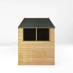 Waltons 5' X 10' Outdoor Wooden Overlap Apex Roof Garden Storage Shed Workshop -Garden Central Sales Store SI 001 001 0167 5x10 Overlap Apex Workshop Left