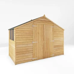 Waltons 5' X 10' Outdoor Wooden Overlap Apex Roof Garden Storage Shed Workshop -Garden Central Sales Store SI 001 001 0167 5x10 Overlap Apex Workshop MainDC