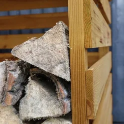 Waltons 6 X 3 Pressure Treated Double Log Storage Shed -Garden Central Sales Store SI 001 002 0025 Double Log Store 006