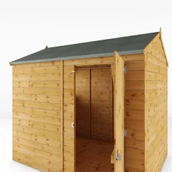 Waltons 8' X 6' Outdoor Tongue & Groove Repositionable Garden Windowless Shiplap Storage Shed -Garden Central Sales Store SI 001 003 0164 8x6 Shiplap Reverse Apex Detail002
