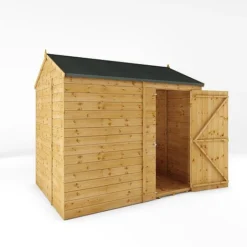 Waltons 8' X 6' Outdoor Tongue & Groove Repositionable Garden Windowless Shiplap Storage Shed -Garden Central Sales Store SI 001 003 0164 8x6 Shiplap Reverse Apex MainDO
