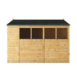 Waltons 10' X 6' Outdoor Tongue & Groove Repositionable Garden Shiplap Storage Shed -Garden Central Sales Store SI 001 003 0165 10x6 Dip Treated Shiplap Apex Left